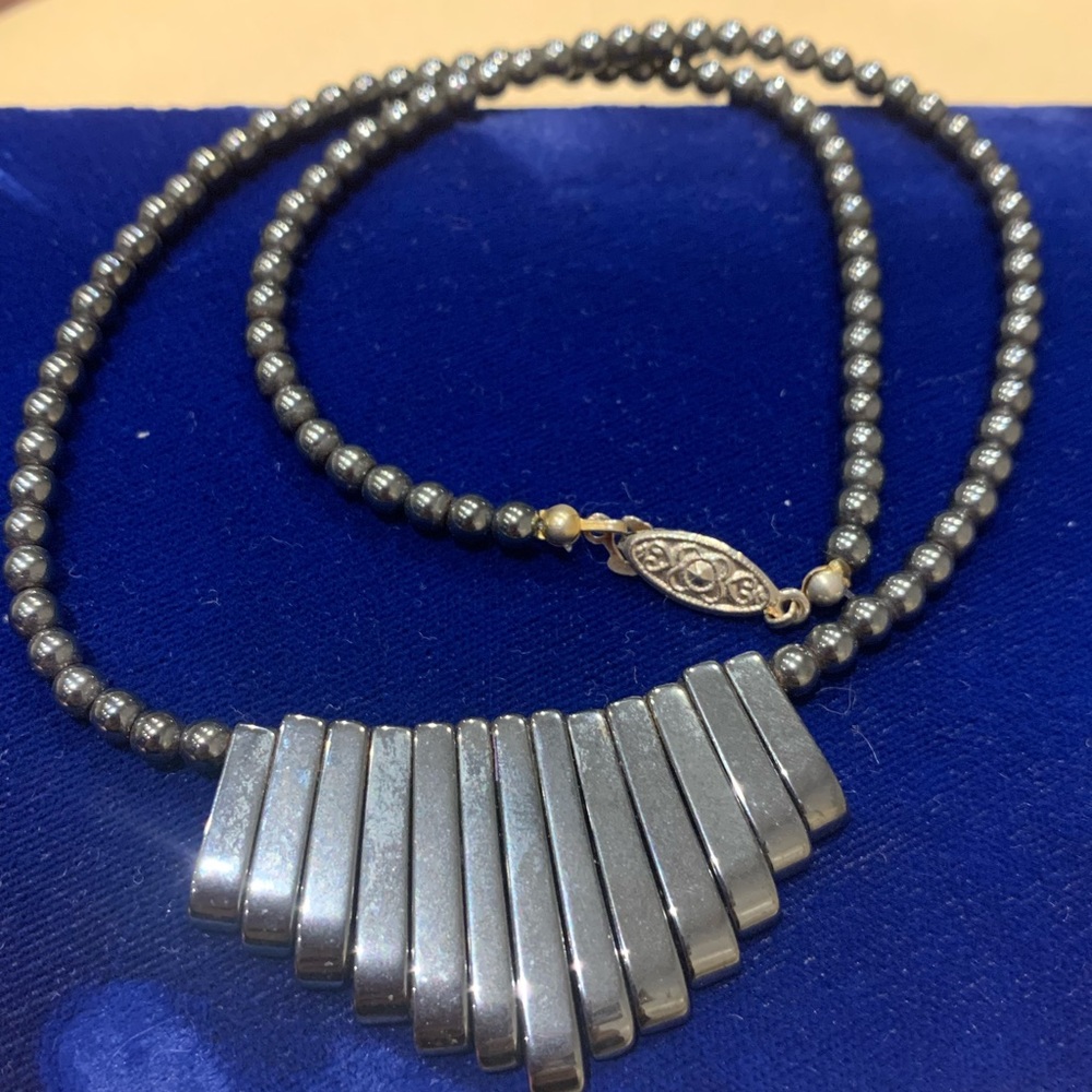 Genuine Hematite necklace